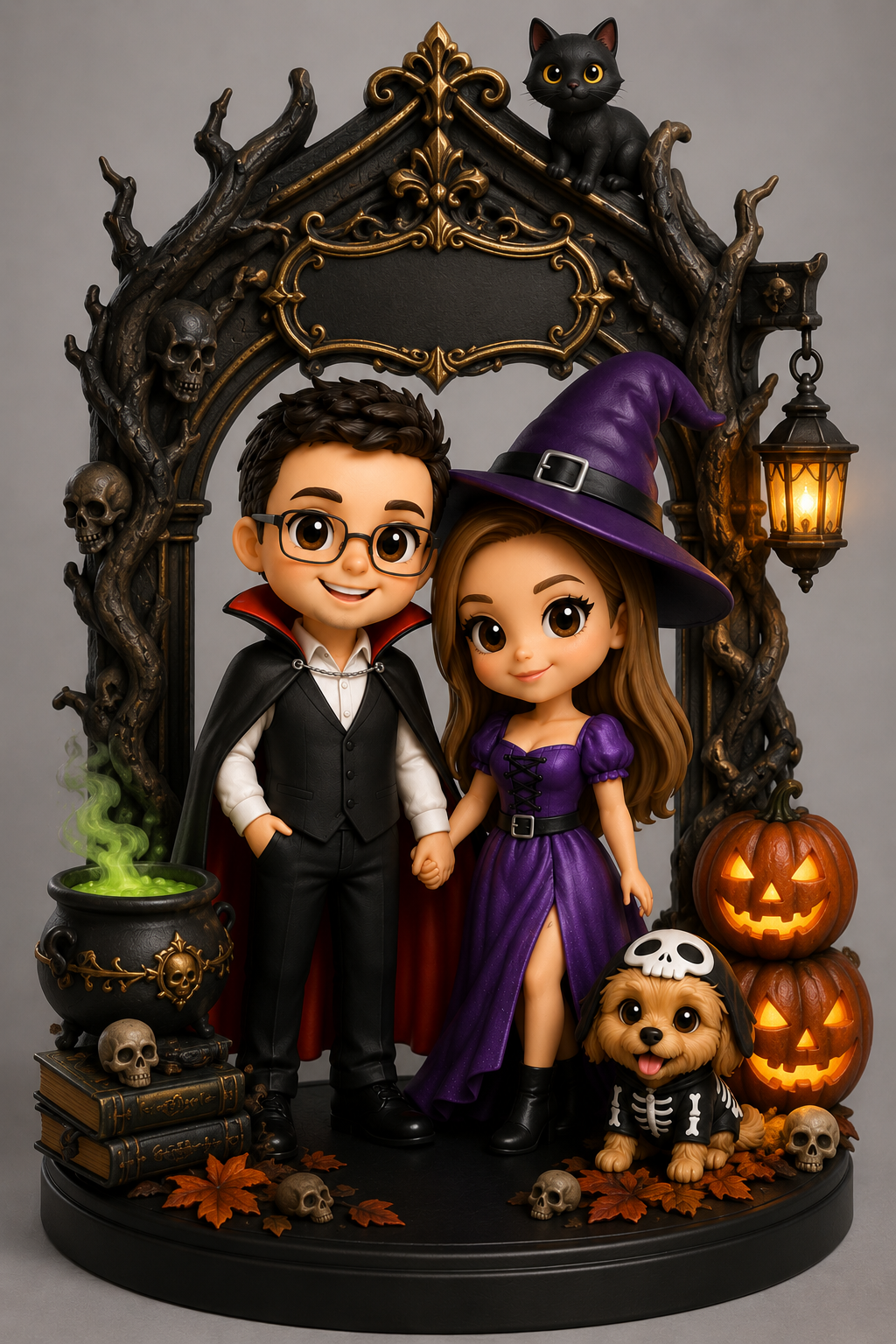Haunted Scene Halloween figurine