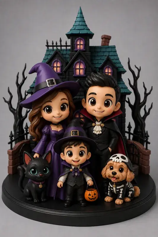 Family Manor Halloween figurine